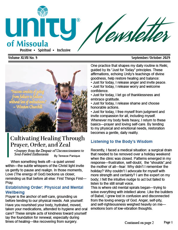 Front Page of the newsletter image of an enthusiastic child in a cornfield